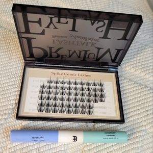 Sale LASH TALK DIY LASH EXTENSIONS. LASH sections, bond and sealer.